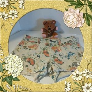 Arizona Jeans Floral Cottagecore Shorts size 1